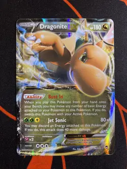 Dragonite EX 74/111 Ultra Rare XY - Furious Fists Pokemon Card - Image 1