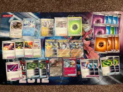Pokemon TCG Play! Stamped Prize Pack Lot Meta cards Prime Catcher and Blood Moon - Image 2