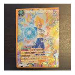 Dragon Ball Super Card Game Vegeta BT13-120 The Power of a Super Saiyan SPR - Image 1
