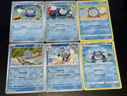 Poliwrath Evolution Line Pokemon TCG Mixed Card Lot 151 SWSH + - Image 2