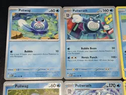 Poliwrath Evolution Line Pokemon TCG Mixed Card Lot 151 SWSH + - Image 4