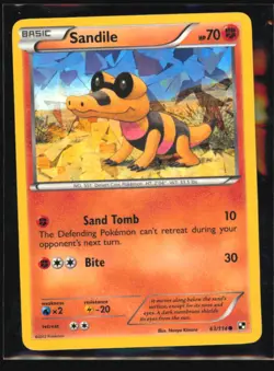 Sandile - 63/114 (Cracked Ice Holo) Promo Miscellaneous Cards & Products 063/114 - Image 1