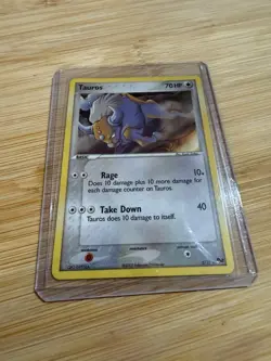 Pokemon TCG Tauros Holo Rare Card 5/17 Pop Series 2 NM 2005 - Image 2