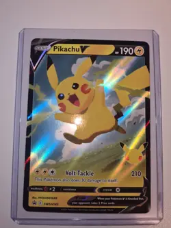 Pikachu V SWSH143 Sword & Shield Black Star Promo Card M-NM Pokemon TCG - Image 1