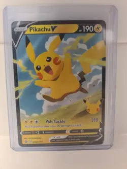 Pikachu V SWSH143 Sword & Shield Black Star Promo Card M-NM Pokemon TCG - Image 3