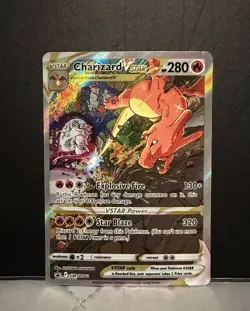 Pokemon TCG Charizard VSTAR SWSH262 Holo Black Star Promo Card - Image 1