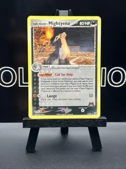 Team Magma's Mightyena 37/95 Team Magma vs Aqua Regular Uncommon Pokemon Card - Image 2