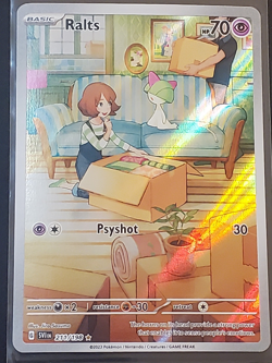 Ralts 211/198 Illustration Rare Scarlet & Violet Pokemon Card NM - Image 1