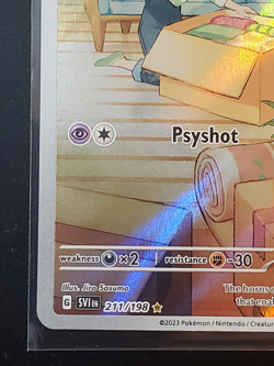 Ralts 211/198 Illustration Rare Scarlet & Violet Pokemon Card NM - Image 5