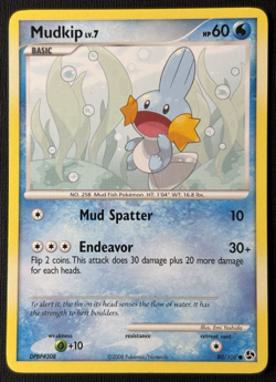 Pokemon Mudkip 80/106 Diamond & Pearl Great Encounters TCG Card - Image 1