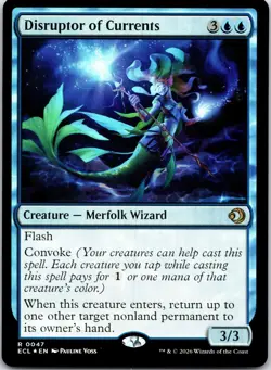 Disruptor of Currents 47 Rare Lorwyn Eclipsed Magic: The Gathering Foil NM - Image 1