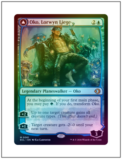 1x Oko, Lorwyn Liege, Foil, Lorwyn Eclipsed, Magic the Gathering MTG NM - Image 1
