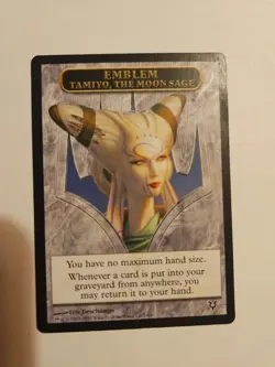 Emblem - Tamiyo, the Moon Sage Avacyn Restored Magic The Gathering MTG - Image 1