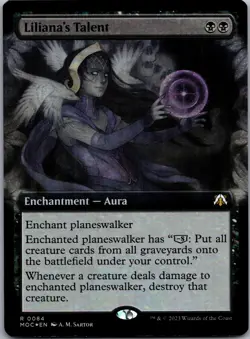 Liliana's Talent (Extended Art) R Commander: March of the Machine 84 NM Foil - Image 1