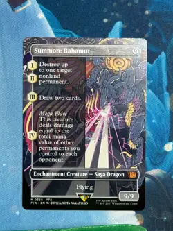 Summon: Bahamut - MTG Final Fantasy 356 Borderless Non-Foil NM - Image 1