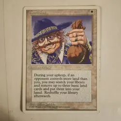Land Tax #284 (MP) Fourth Edition 4ED Magic MTG Free Shipping - Image 1