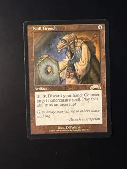 MTG - Null Brooch - Exodus - 1x - NM (Magic: The Gathering) - Image 1