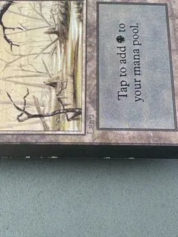 SWAMP MTG Alpha 291 (B) high branch—Lightly Played Excellent—Vintage Magic - Image 5