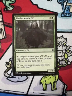 Timberwatch Elf x1 Mtg Kaldheim Commander - Image 1