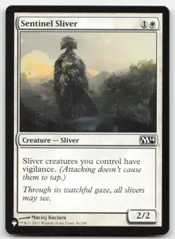 Sentinel Sliver 30 PLST The List Reprints Magic MTG NM - Image 1