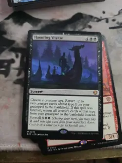X 1 Haunting Voyage NM-M KHM 098 MTG Magic The Gathering - Image 1