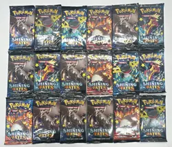 Lot of (18) Pokemon TCG Shining Fates Booster Packs SEALED/NEW - Image 1