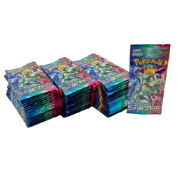 Lot of (100) 2023 Pokemon TCG Korean SV1a Triplet Beat Booster Packs SEALED - Image 1