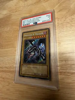 2002 Yu-Gi-Oh! Promo Red-Eyes B. Dragon BPT-005 PSA 5 NM – BPT Collector’s Tins - Image 3