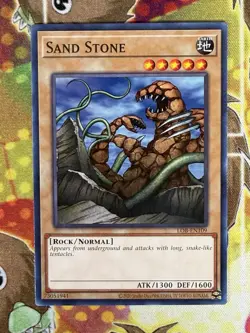 Yugioh Sand Stone LOB-EN109 Single - Image 1