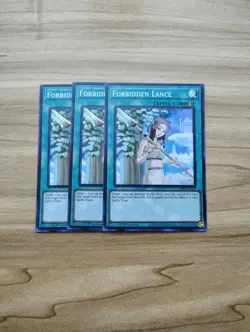 Yu-Gi-Oh! - Forbidden Lance 3X - Super Rare / Holo - Full Playset - Image 1