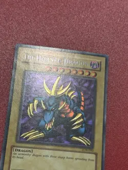 MP Tri-Horned Dragon LOB-000 REVERSE SECRET RARE HOLO FOIL Unlimited - Image 2