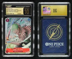 2026 One Piece The Azure Sea's Seven OP14 Japanese Roronoa Zoro Alt Art CGC 10 - Image 3