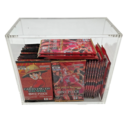 Lot of (45) One Piece English Booster Packs 17x OP-13 28x EB03 w/Acrylic Case - Image 1