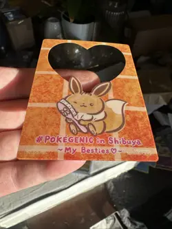 Eevee Pokemon Card Pokegenic Shibuya My Besties Clear Card Promo - Image 2