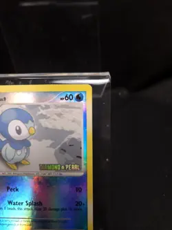 Pokemon Collectible Cards, Piplup, Rev Holo Stamp, 93/130, Diamond & Pearl, 2007 - Image 2