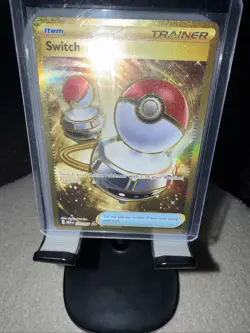 ⭐Pokemon TCG Switch 206/165 Gold Hyper Rare SV 151 NM Card - Image 1
