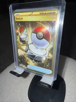 ⭐Pokemon TCG Switch 206/165 Gold Hyper Rare SV 151 NM Card - Image 2