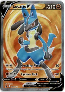 Lucario V - Promo SWSH: Sword & Shield Promo Cards SWSH213 NM - Image 1