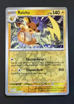 pokemon cards Stage 1 Raichu 064/193 - Image 3