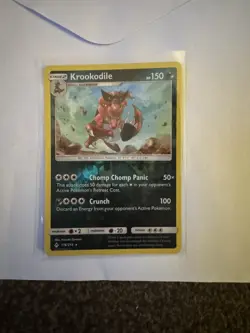 Krookodile Reverse Holo Unbroken Bonds 116/214, NM Pokemon Card - Image 1