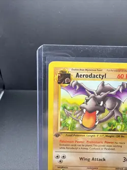 Pokemon TCG Aerodactyl Fossil 1st Edition Non-Holo Rare Card 16/62 - Image 5