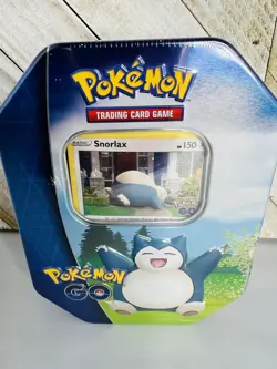 Pokemon Trading Card Game: Pokemon GO Tin: Snorlax New Factory Sealed - Image 1