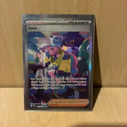 Pokemon TCG Iono Special Illustration Rare Card 237/091 Paldean Fates NM - Image 2