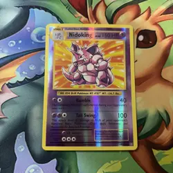 Pokemon Nidoking TCG Reverse Holo Rare Card 45/108 XY Evolutions - Image 1