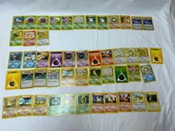 Pokemon Card Lot Vintage - 1st edition Shadowless base set 2 lot - 50+ cards - Image 1
