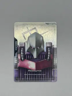 Gundam Card Game Dual Impact Resource Qubeley R-014 C+ NM - Image 1