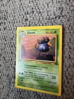 1999 Pokemon Jungle 1st Edition 37/64 Gloom MP Rare Vintage Card Wotc first - Image 2