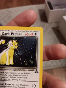 Pokemon Card - Dark Persian WOTC Black Star Promo 17 Holo "Light/Moderately Play - Image 4