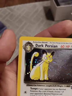 Pokemon Card - Dark Persian WOTC Black Star Promo 17 Holo "Light/Moderately Play - Image 5