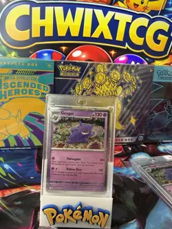 Gengar 094/165 Holo Rare – Mewtwo Strikes Back (MEW) Pokemon Card NM/M - Image 1